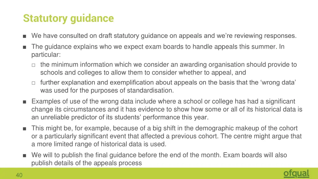 statutory guidance