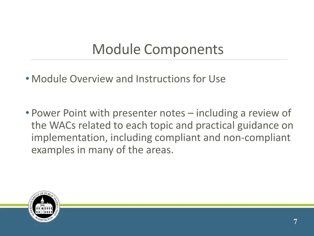 module components