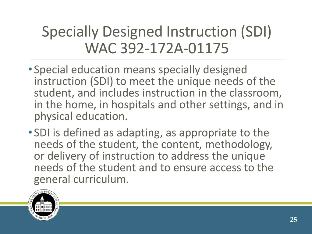 specially designed instruction sdi wac 392 172a