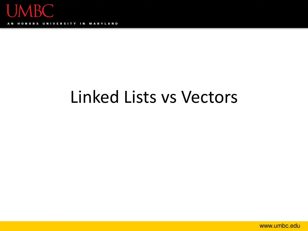 linked lists vs vectors