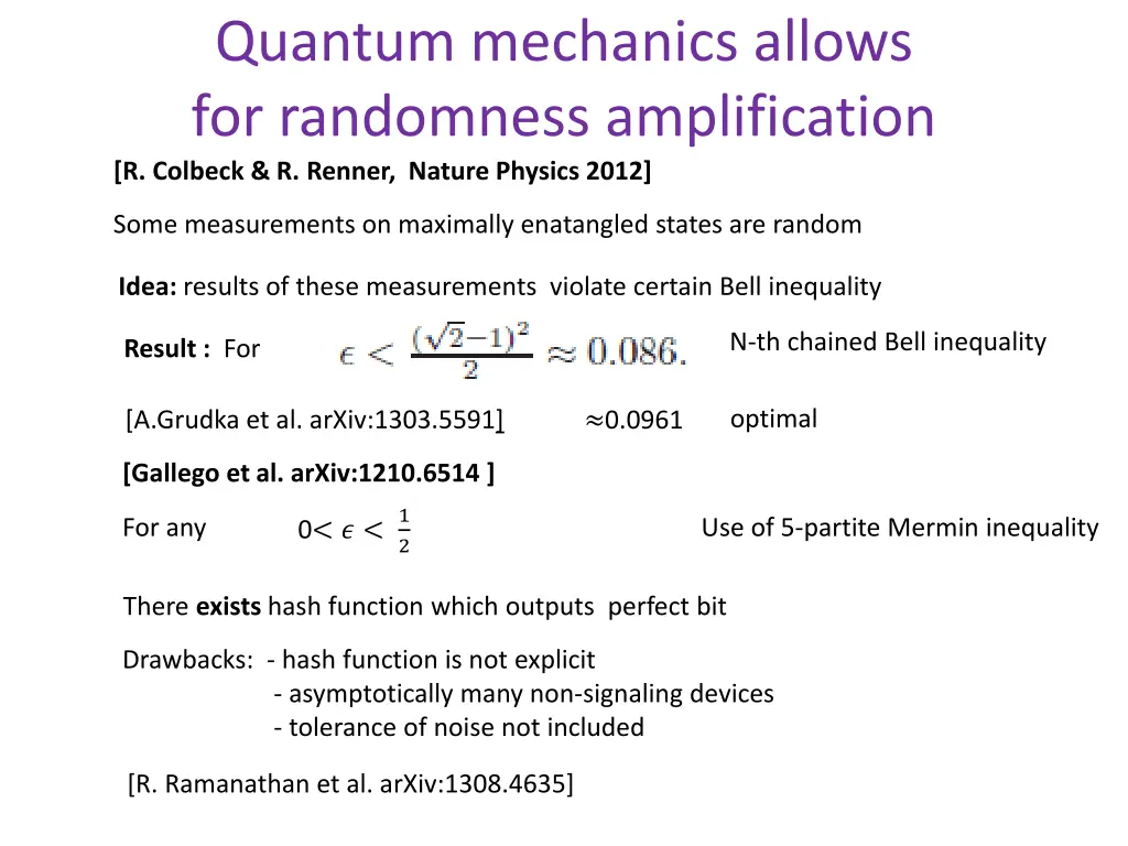 quantum mechanics allows for randomness