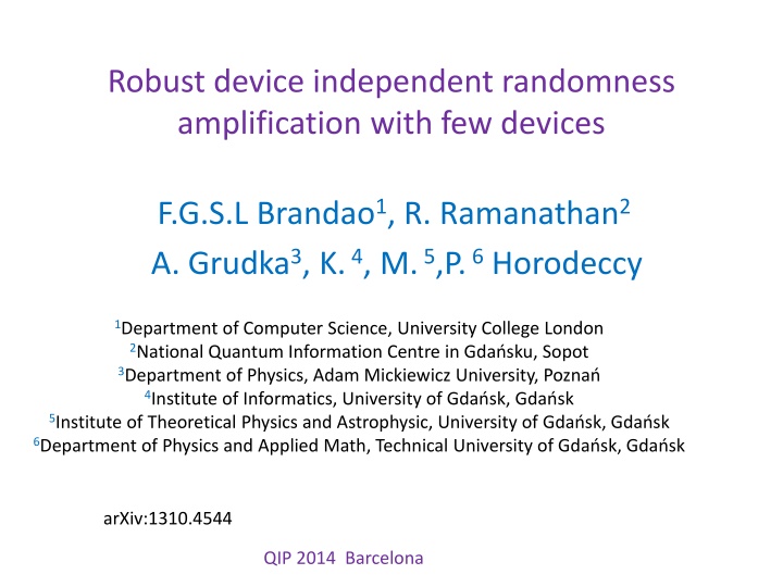 robust device independent randomness