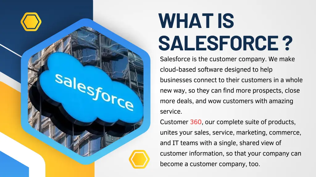 what is salesforce salesforce is the customer