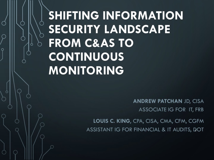 shifting information security landscape from