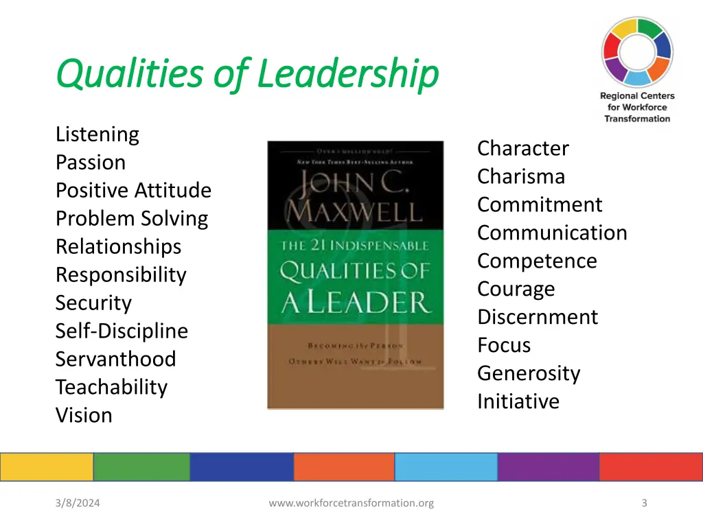 qualities of leadership qualities of leadership