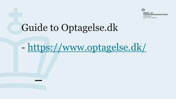 guide to optagelse dk