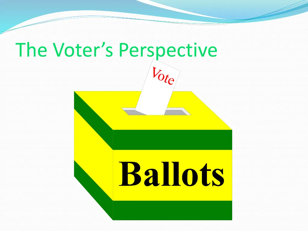 the voter s perspective 4