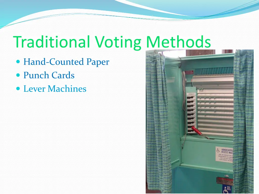 traditional voting methods 3