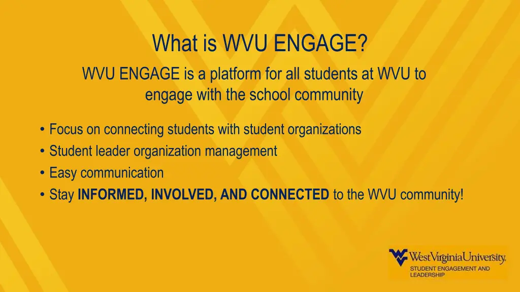 what is wvu engage wvu engage is a platform