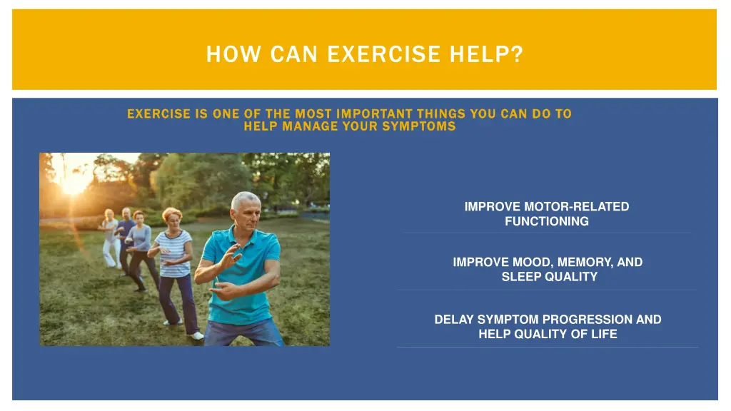 how can exercise help