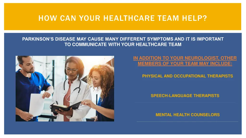 how can your healthcare team help