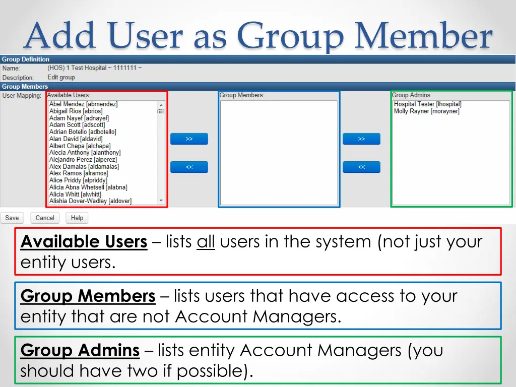 add user as group member