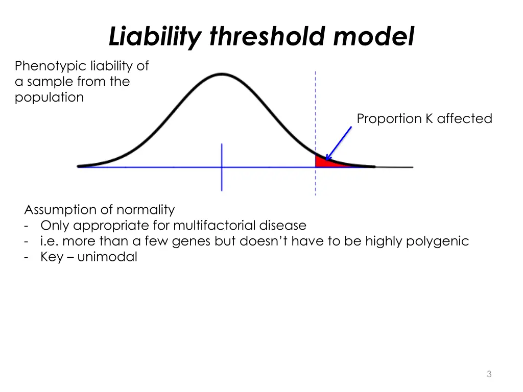 liability threshold model phenotypic liability