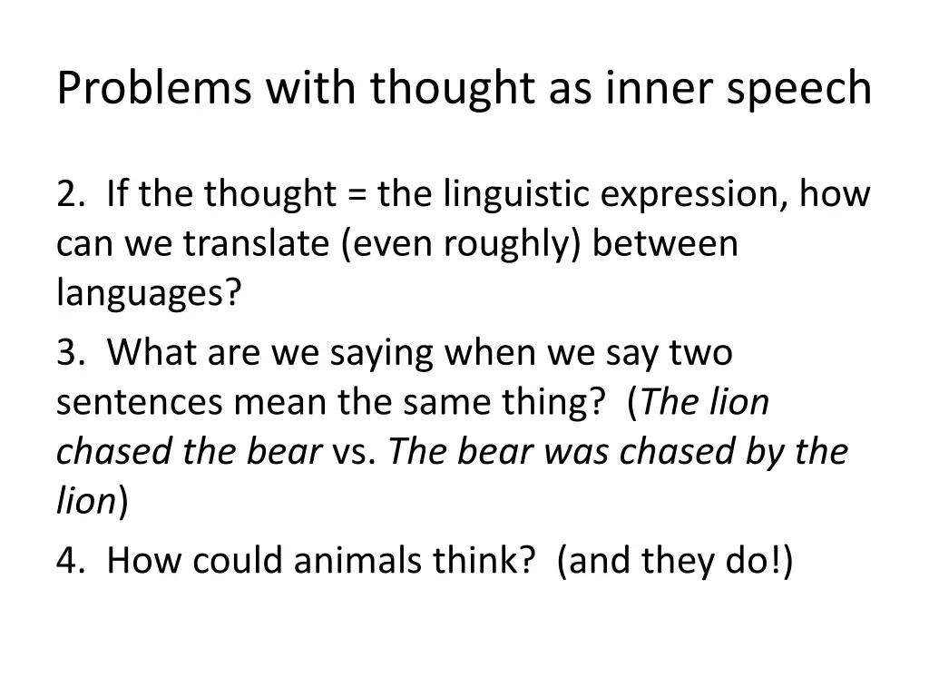 problems with thought as inner speech 3