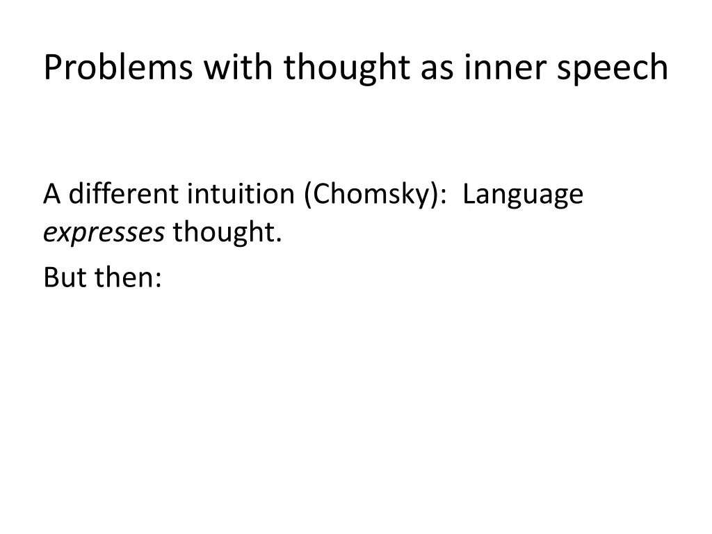 problems with thought as inner speech 4