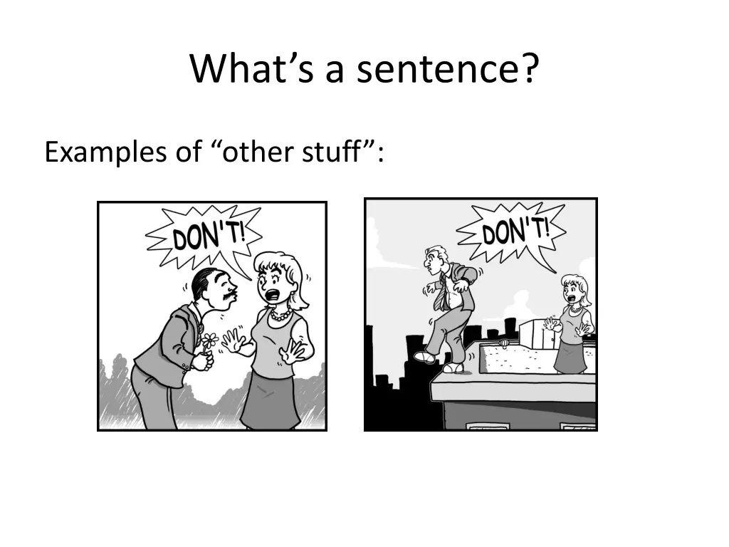 what s a sentence 3