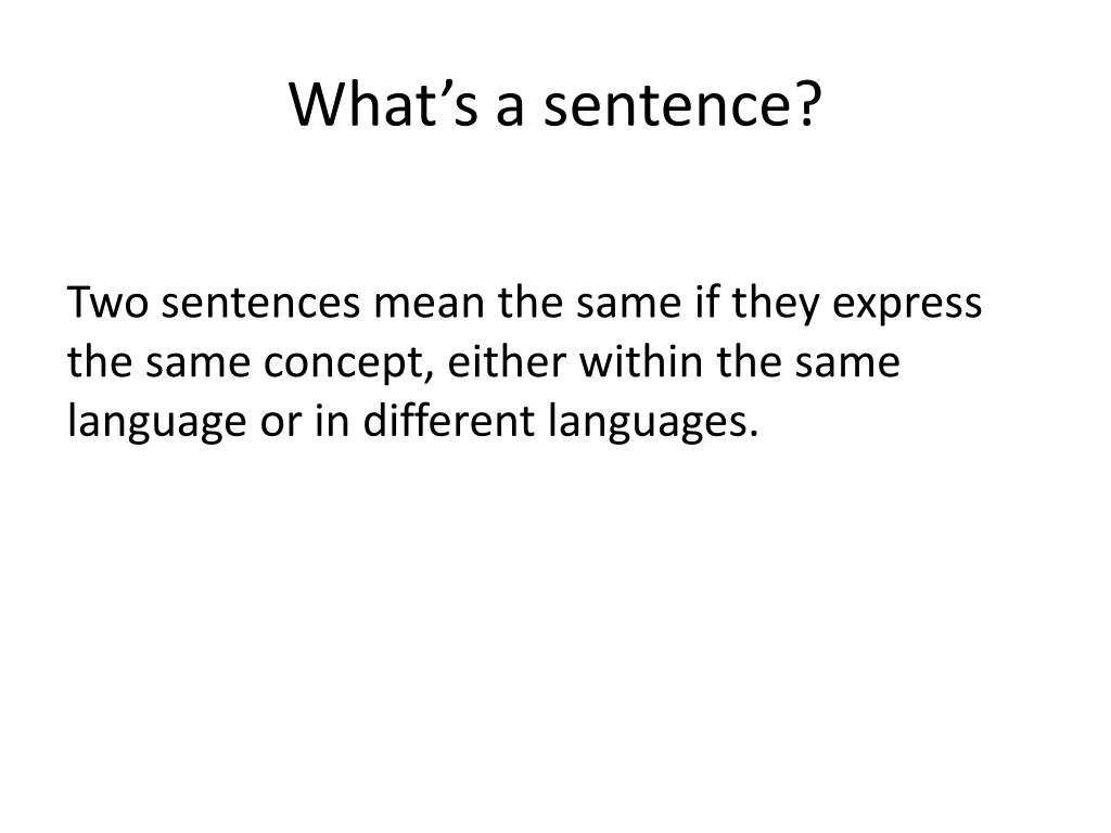 what s a sentence 4