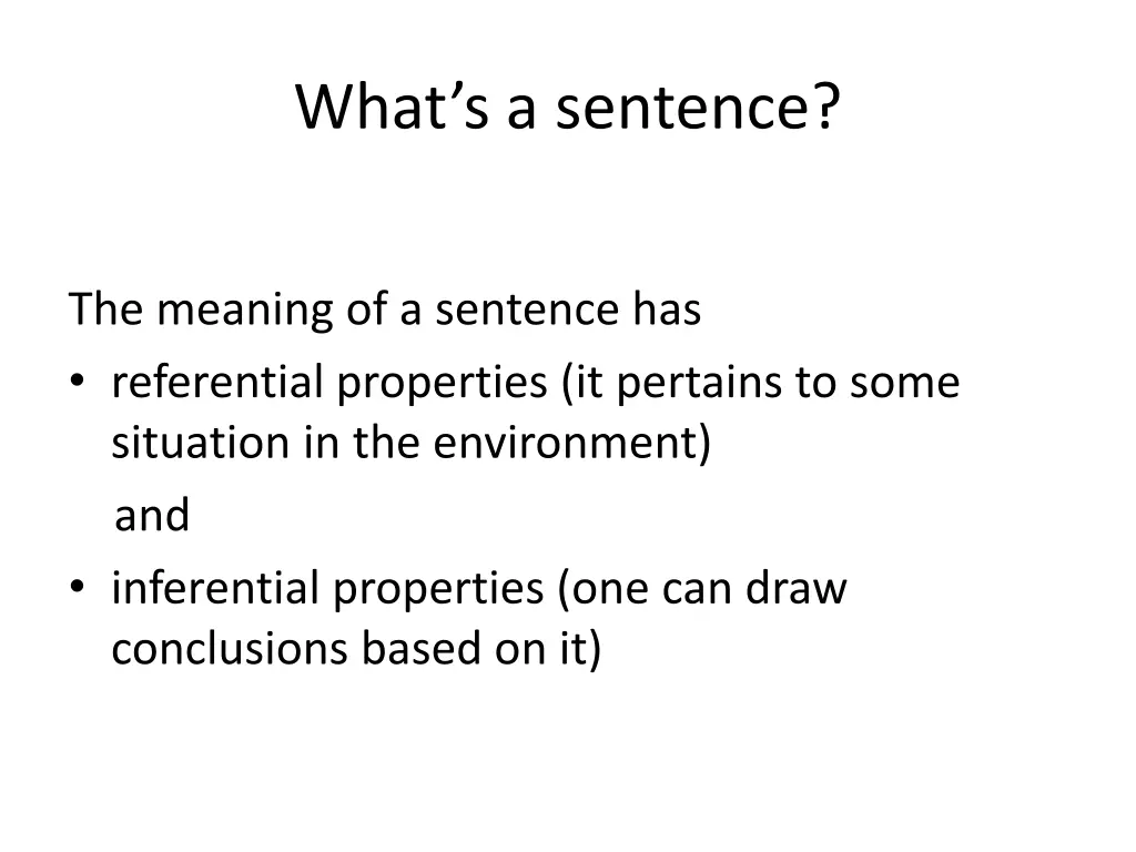 what s a sentence 5