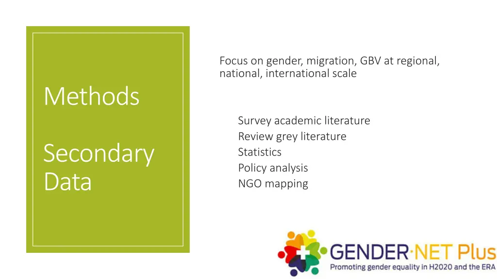 focus on gender migration gbv at regional