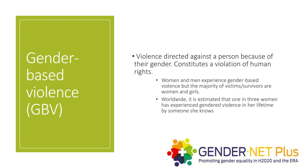 gender based violence gbv