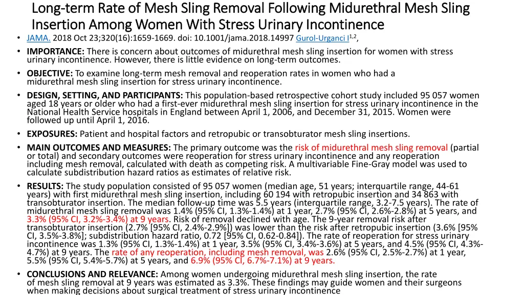 long long term rate of term rate of mesh