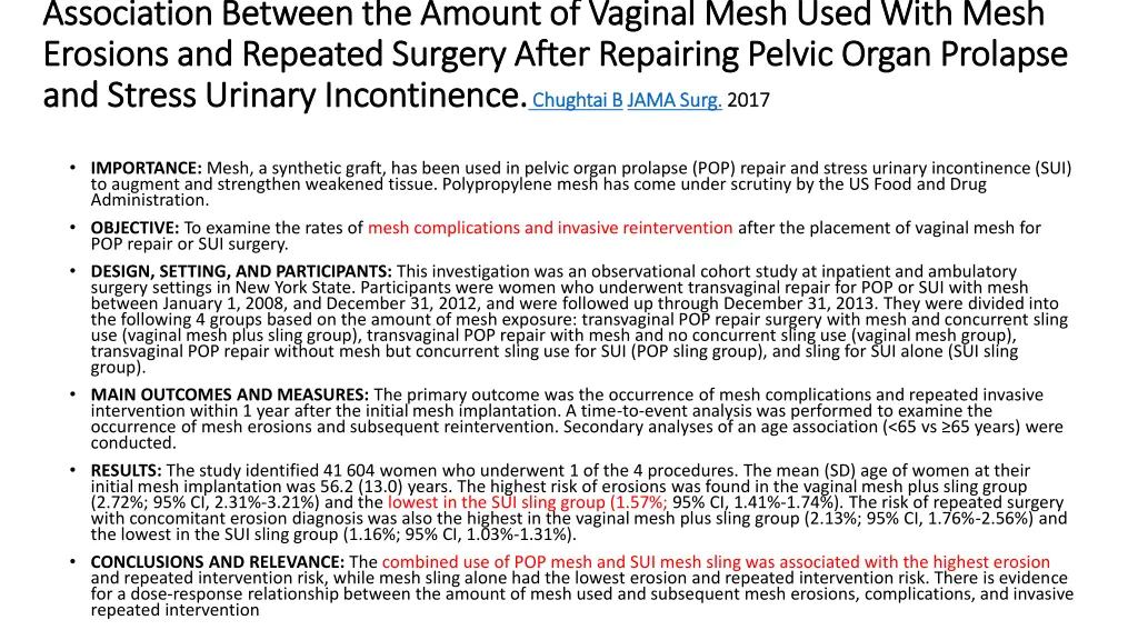 association association between erosions