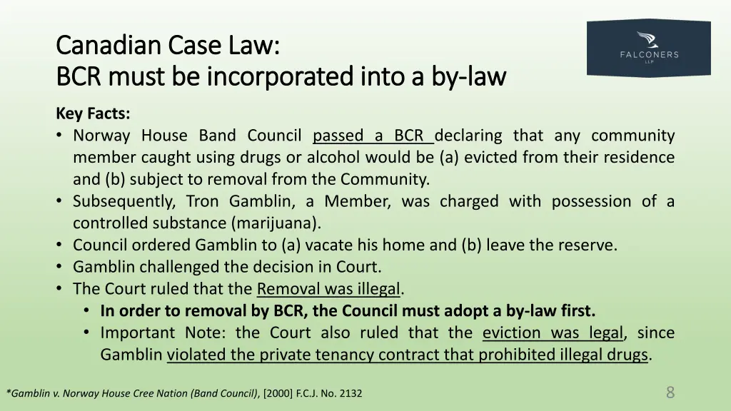 canadian case law canadian case law bcr must