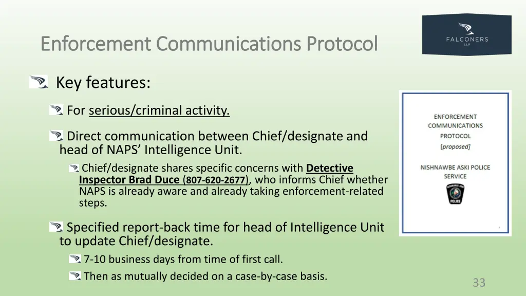 enforcement communications protocol enforcement 2