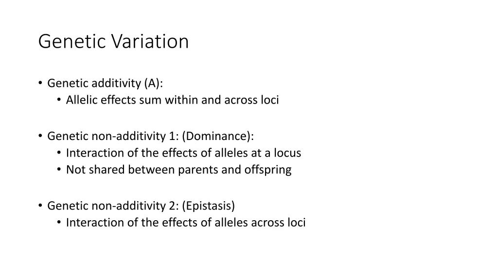 genetic variation