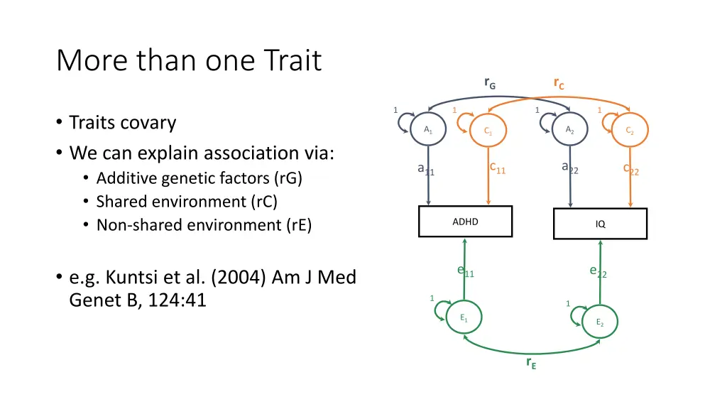 more than one trait