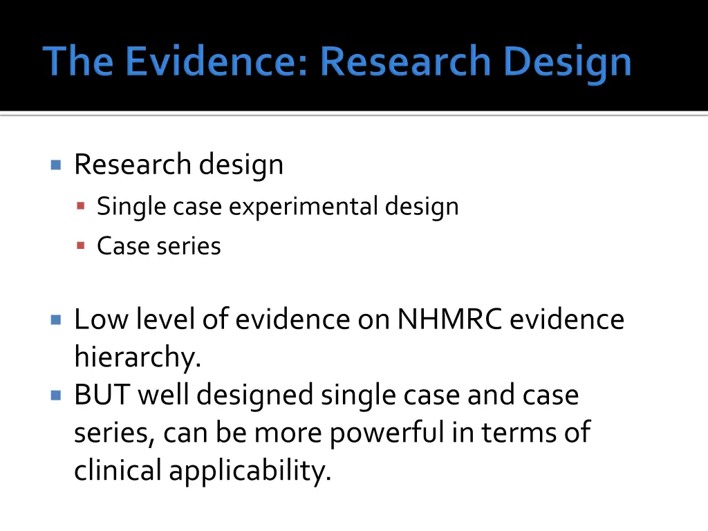 research design single case experimental design