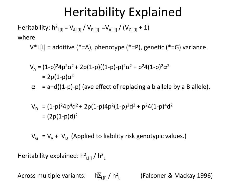 heritability explained 1