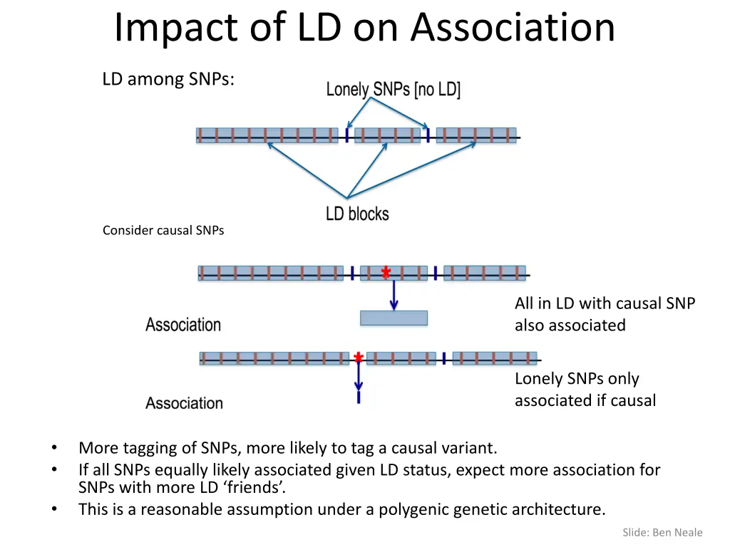 impact of ld on association