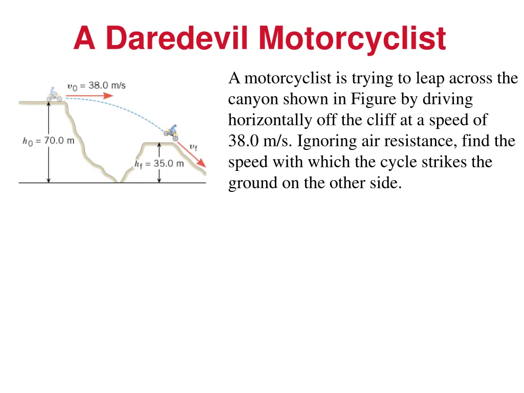 a daredevil motorcyclist