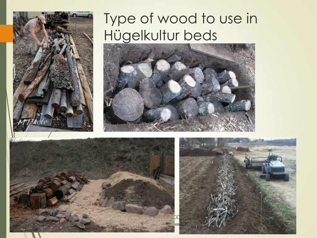 type of wood to use in h gelkultur beds