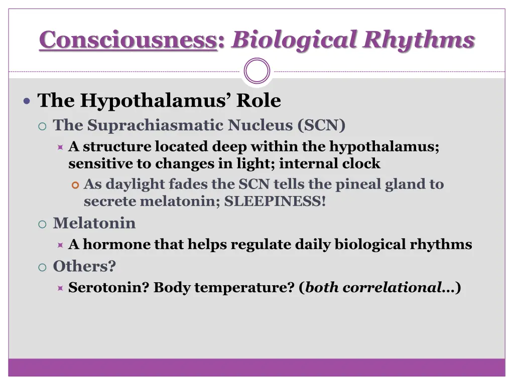 consciousness biological rhythms 3