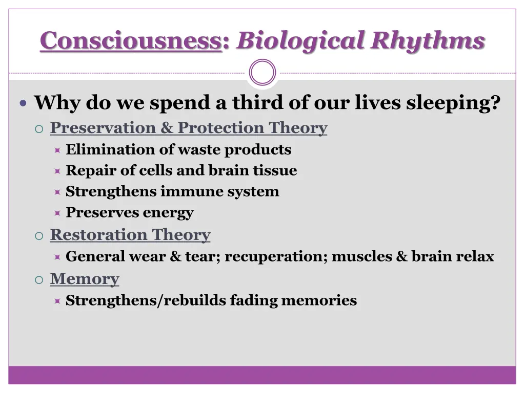 consciousness biological rhythms 5