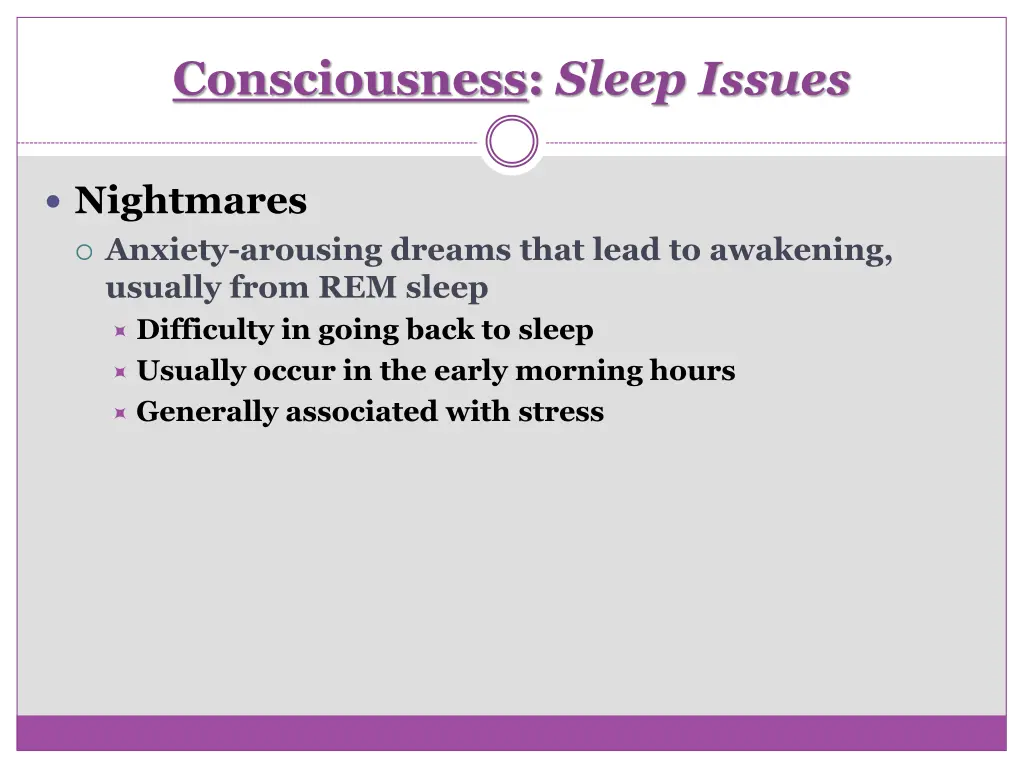 consciousness sleep issues 3