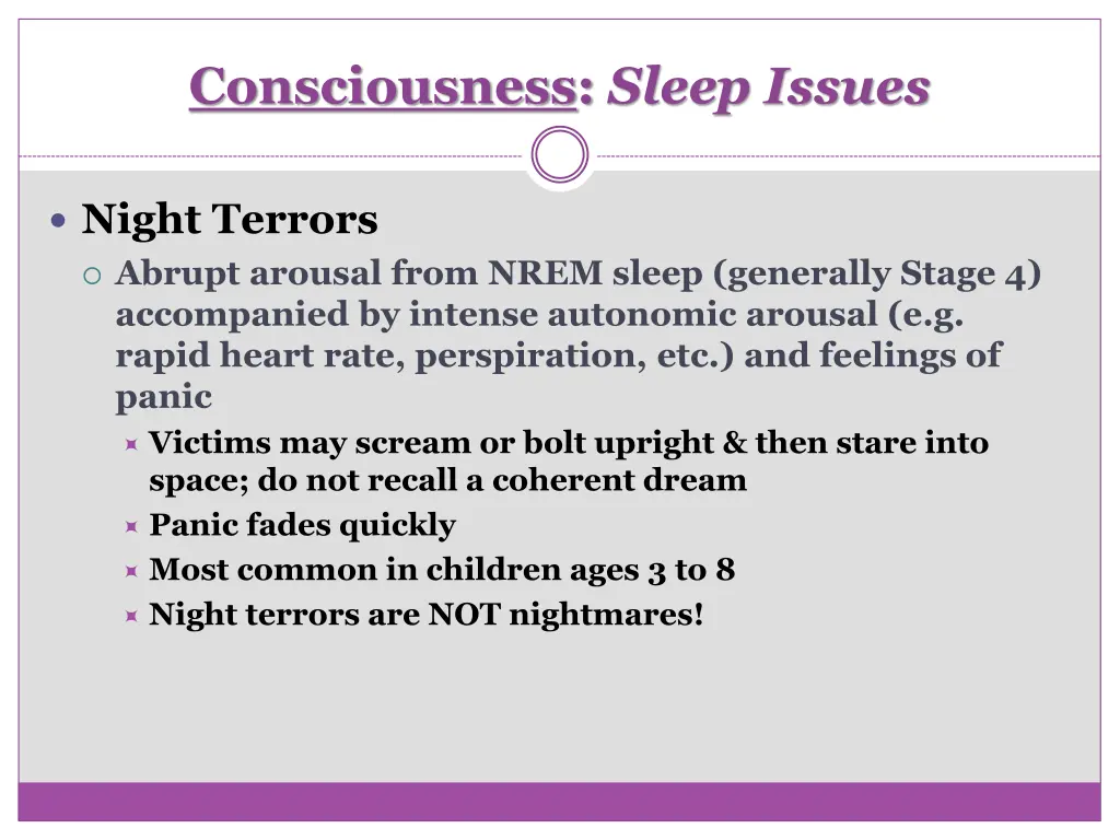 consciousness sleep issues 4