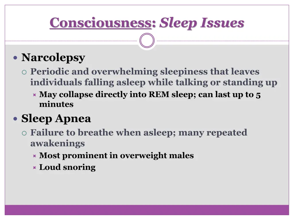 consciousness sleep issues 6