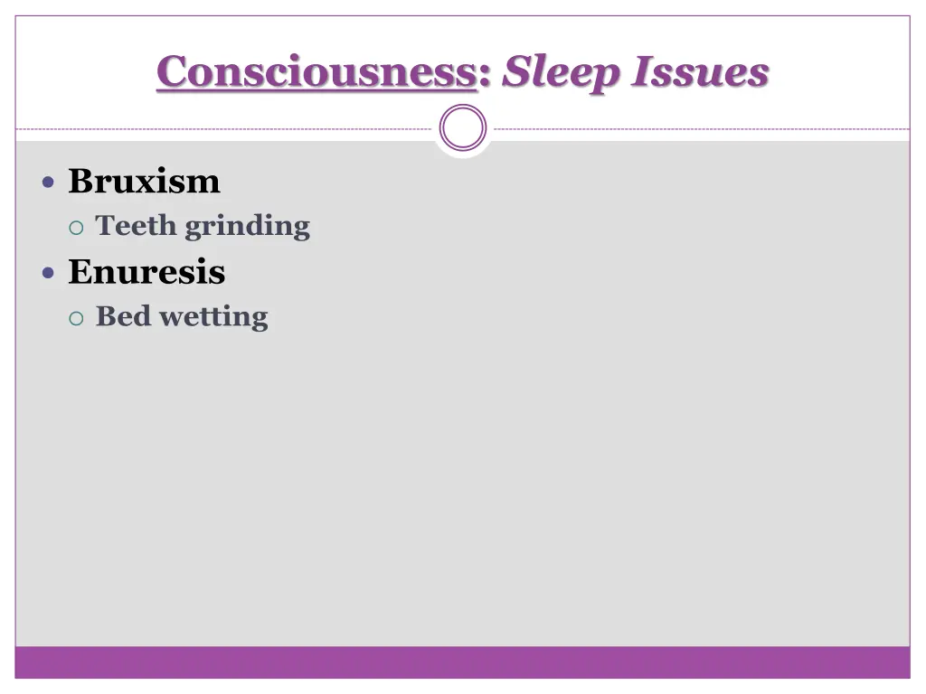 consciousness sleep issues 7