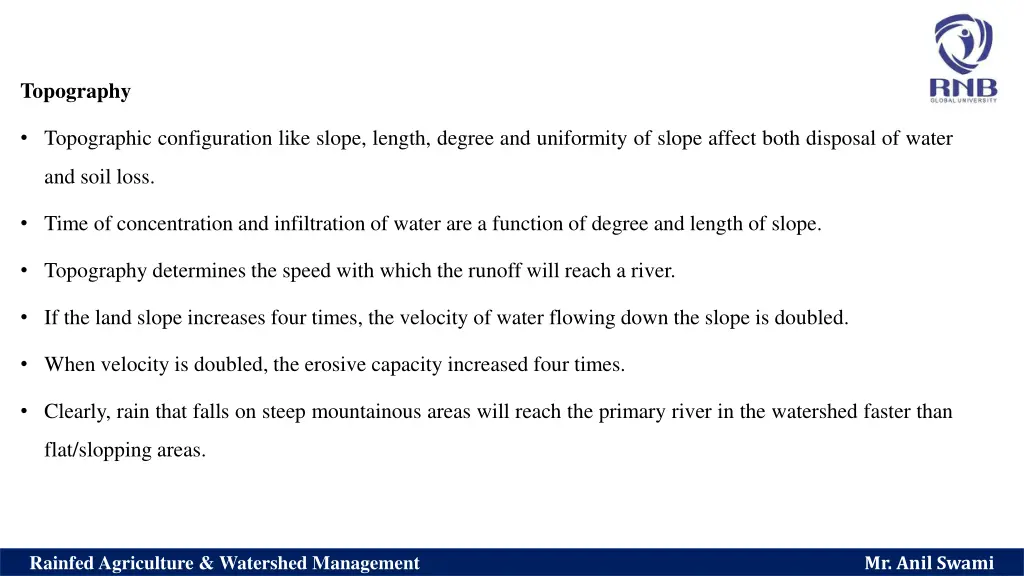 topography