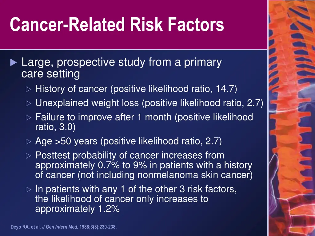 cancer related risk factors