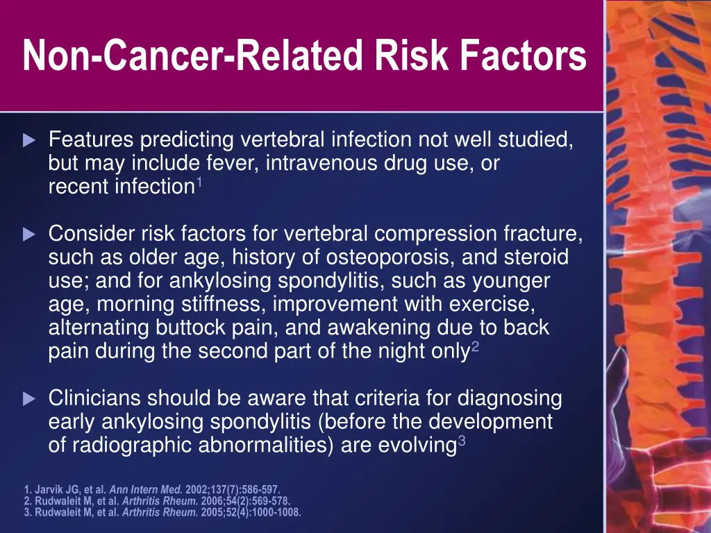 non cancer related risk factors