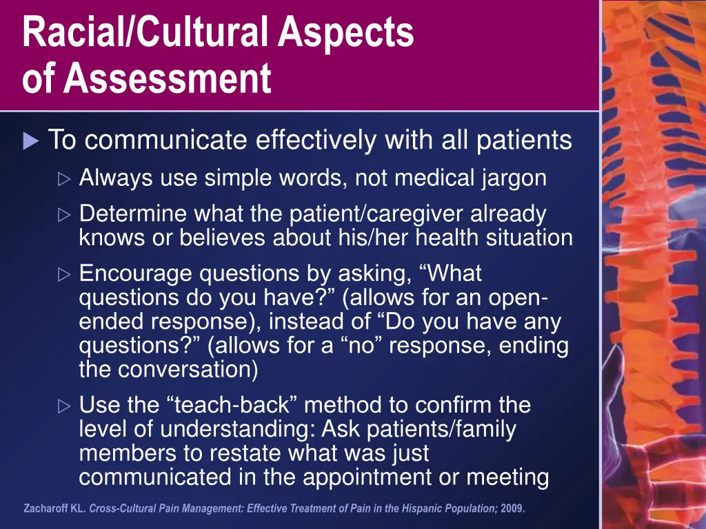 racial cultural aspects of assessment