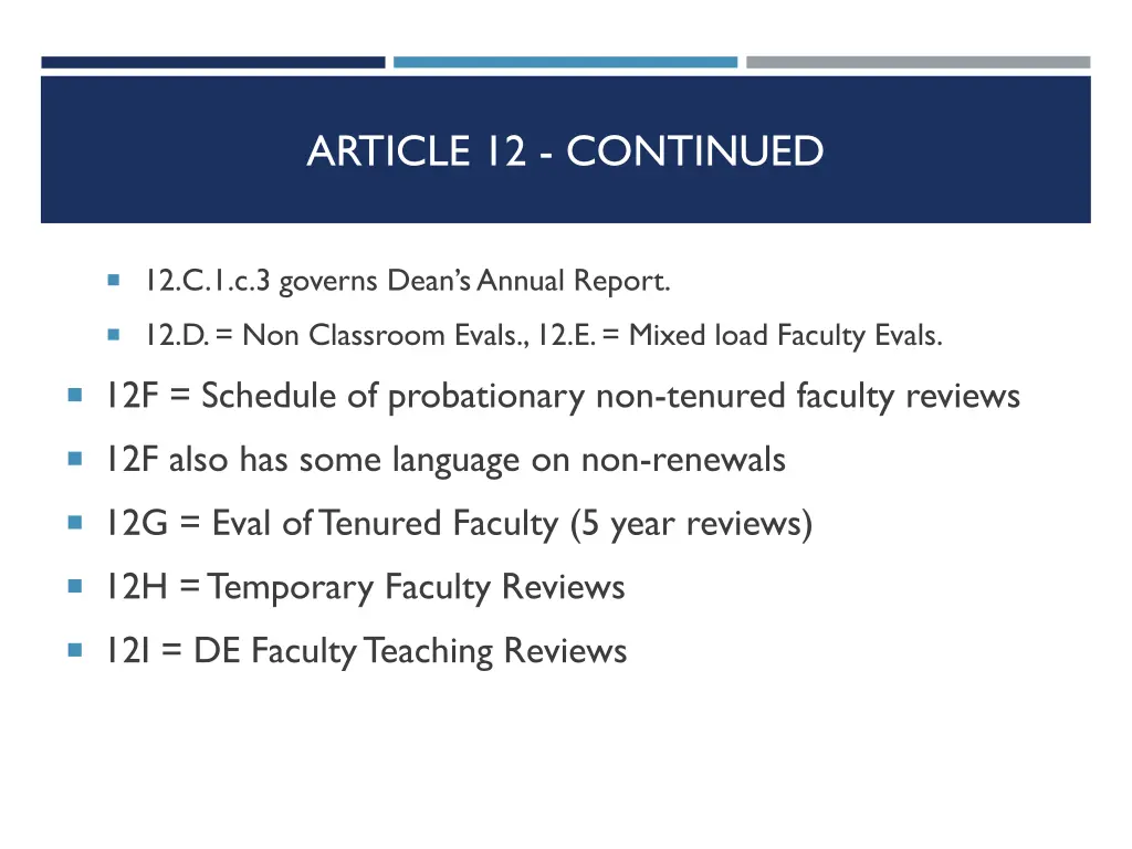 article 12 continued