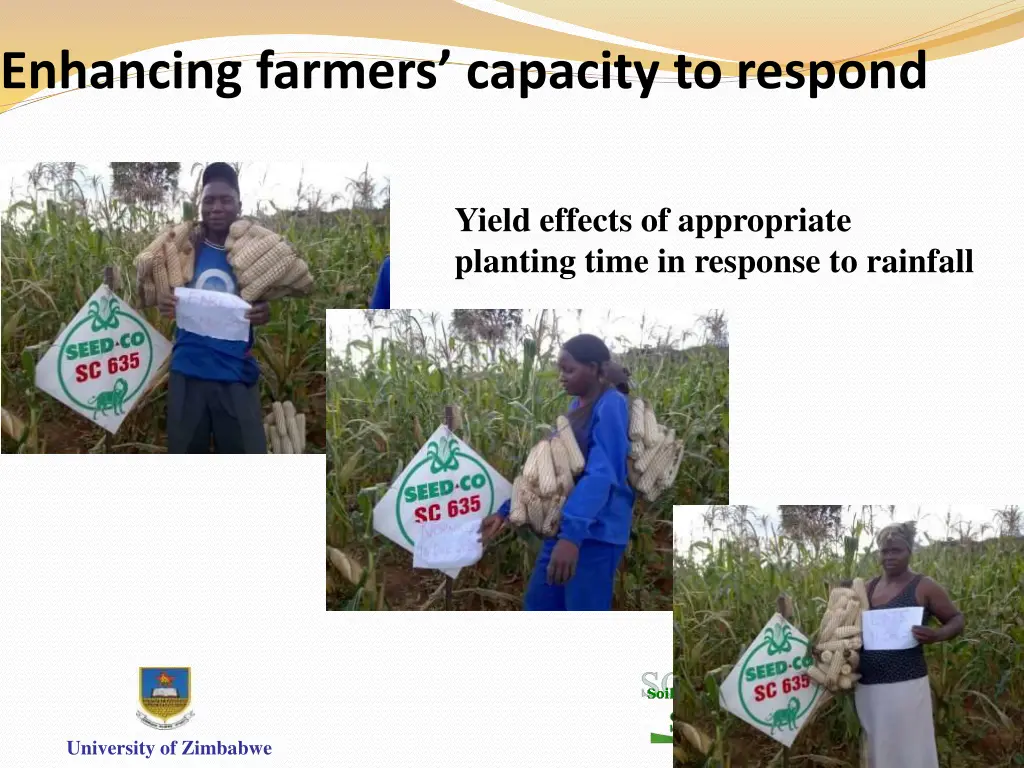 enhancing farmers capacity to respond