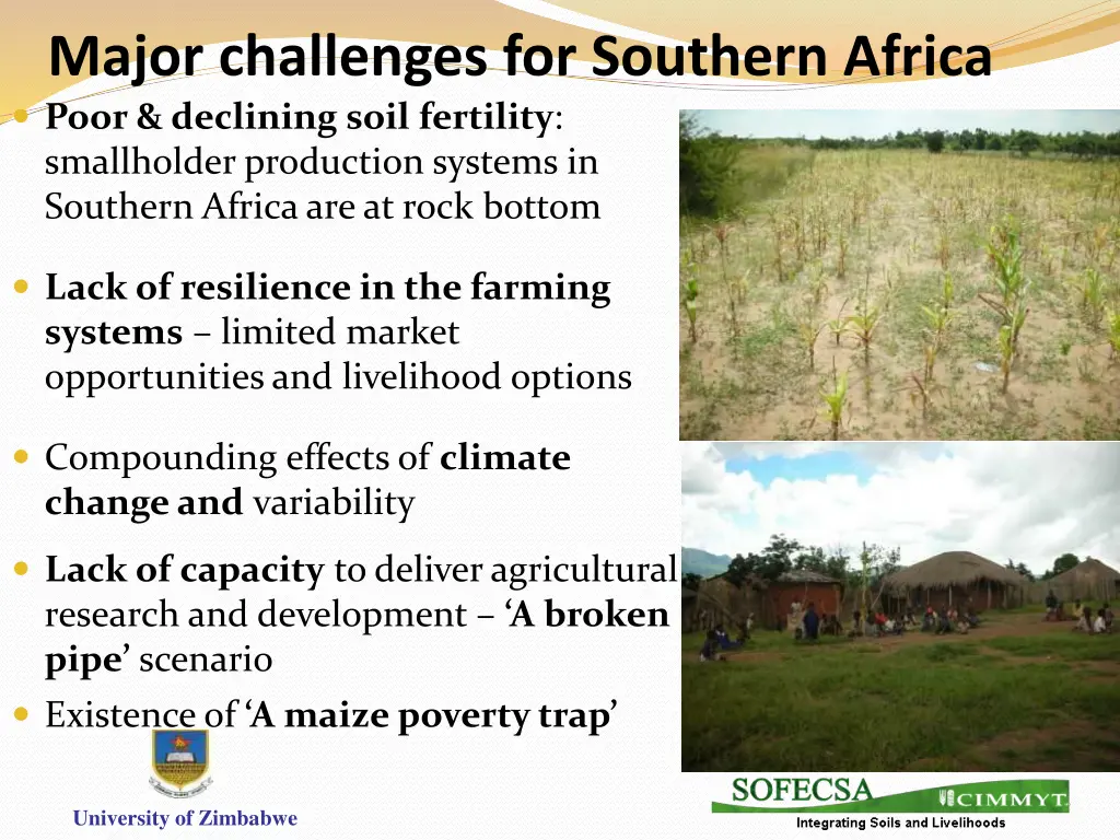 major challenges for southern africa poor