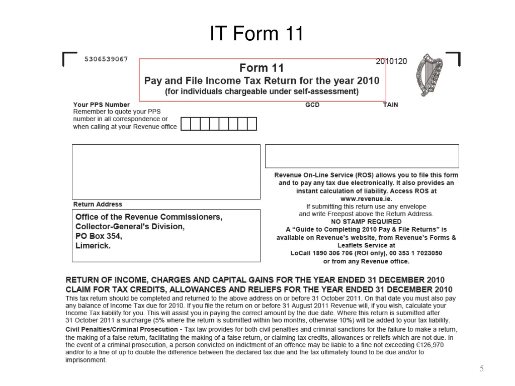 it form 11