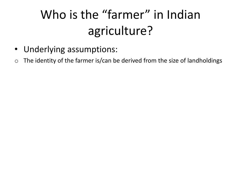 who is the farmer in indian agriculture 2